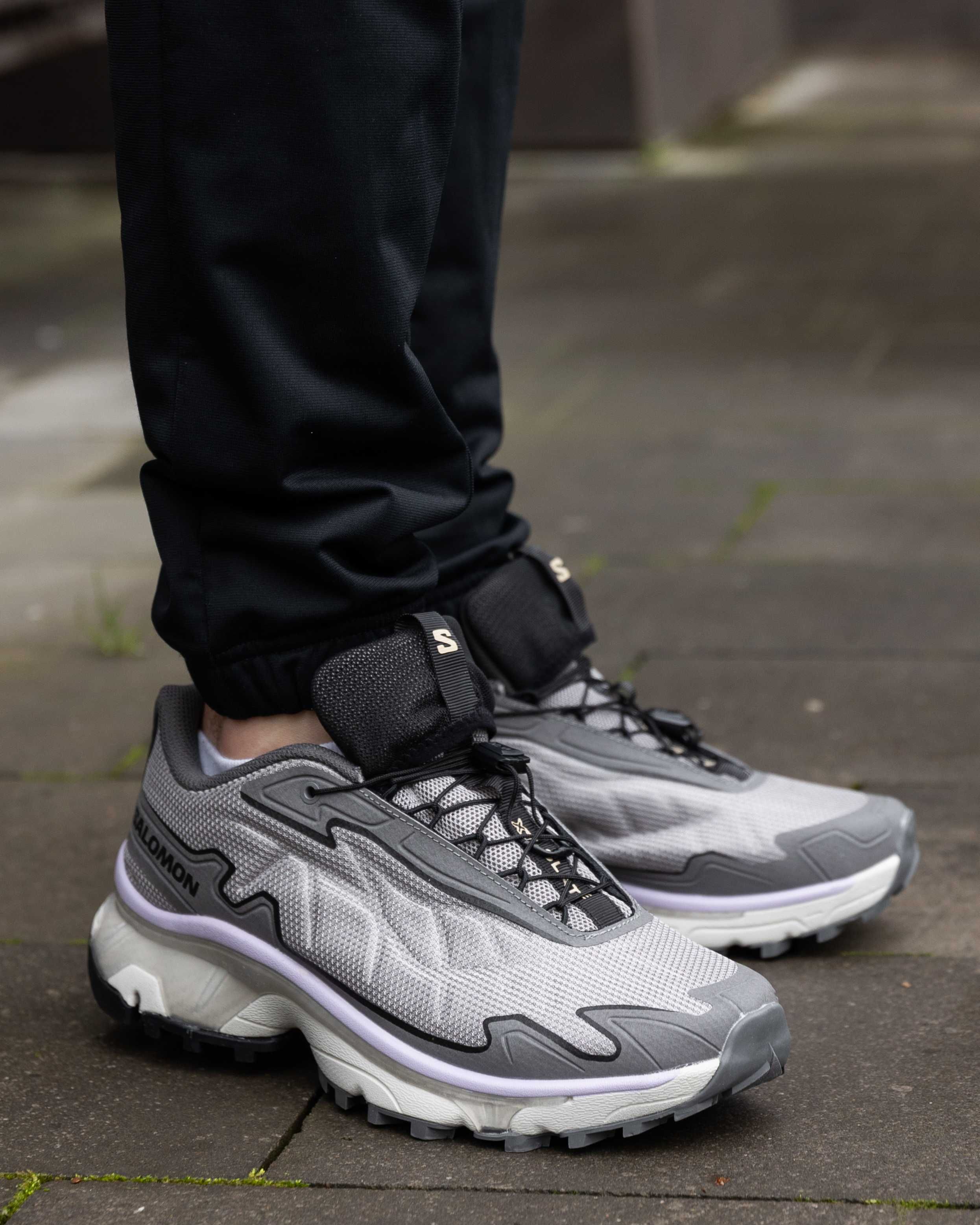 Мужские кроссовки Саломон Salomon XT-Slate Grey Purple