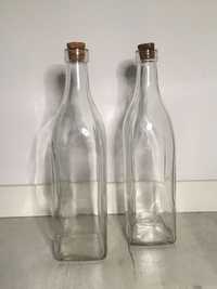 butelka szklana z korkiem