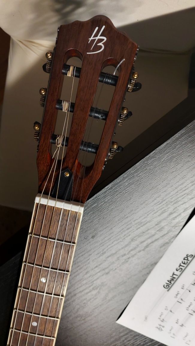 Guitarra Elétrica Nylon HB Nashville (com afinadores novos)