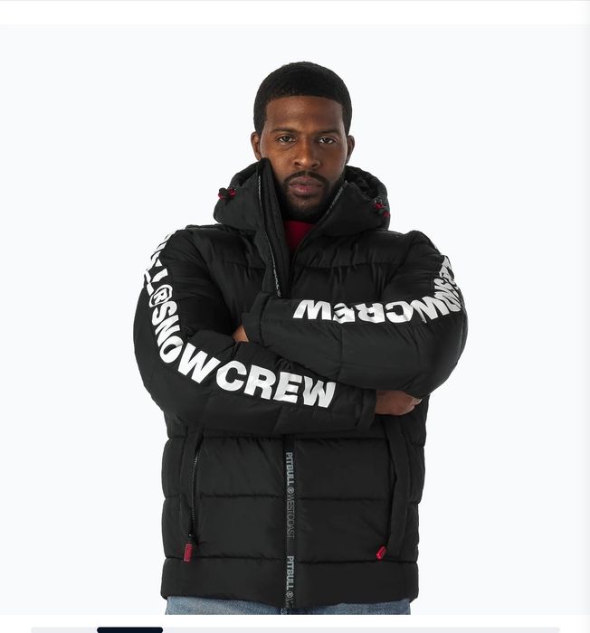 Пуховик чоловічий Pitbull West Coast Airway 4 Padded Hooded black
