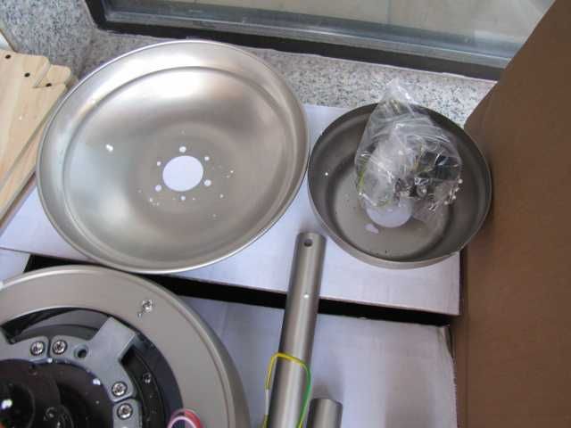Wentylator sufitowy lampa żyrandol 132CM timer pilot Klarstein