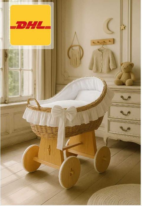 Alcofa- berço de bebé ate 9 mes, tudo incluído