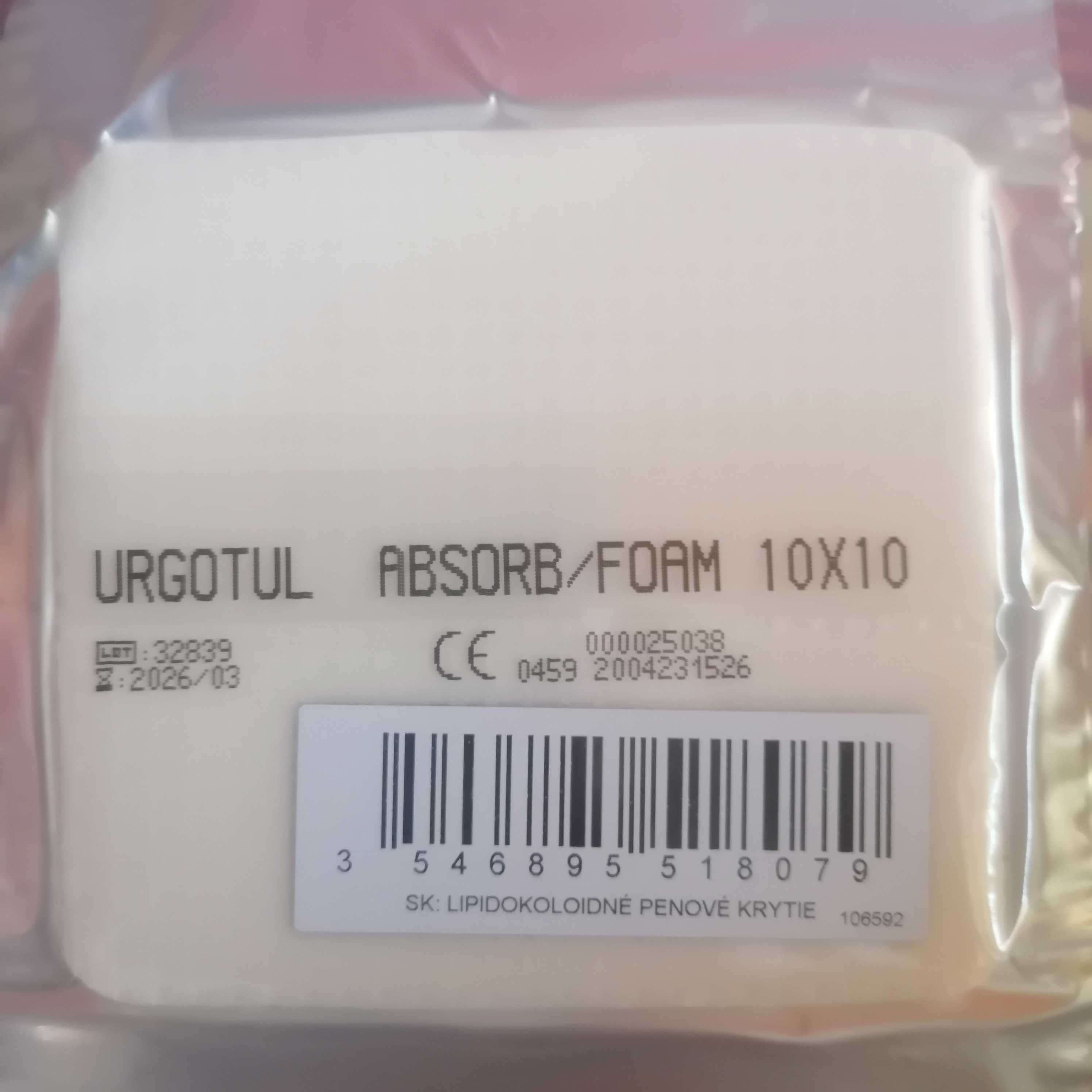 Opatrunek piankowy 10x10 UrgoTul Absorb Border
