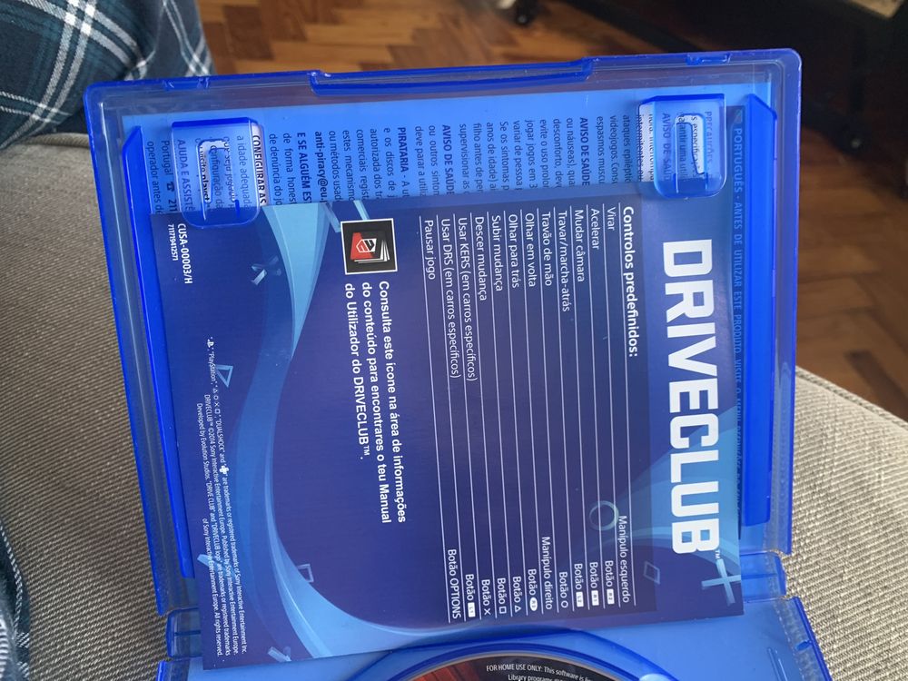 CD de PS4 Drive Club