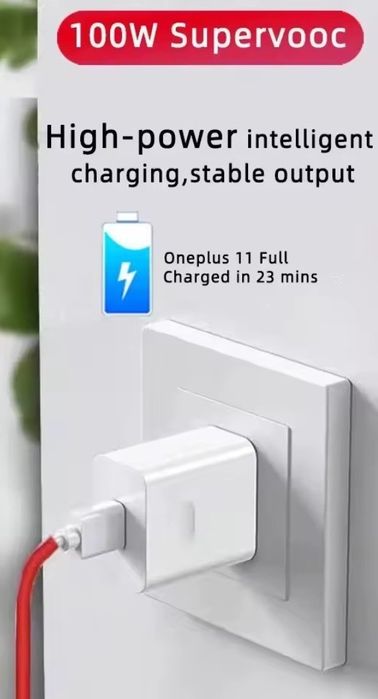 Ładowarka sieciowa Oneplus 100W. Czytaj opis.