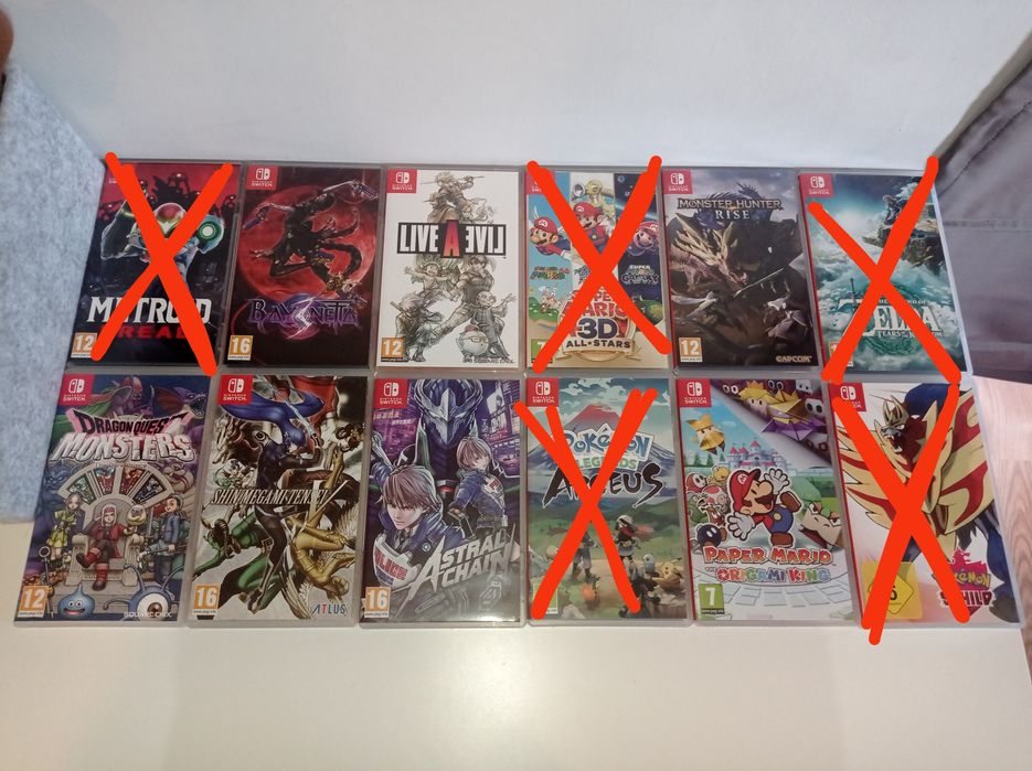 Gry na Nintendo switch
