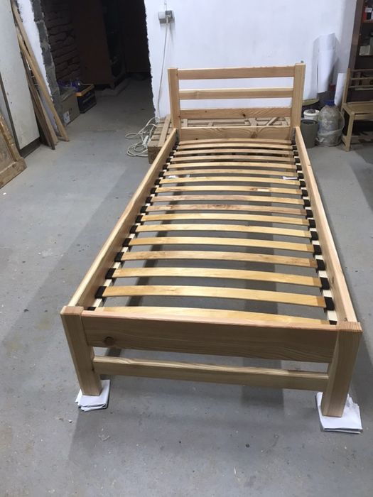 Продам НОВЕ односпальне ліжко(виробництво)