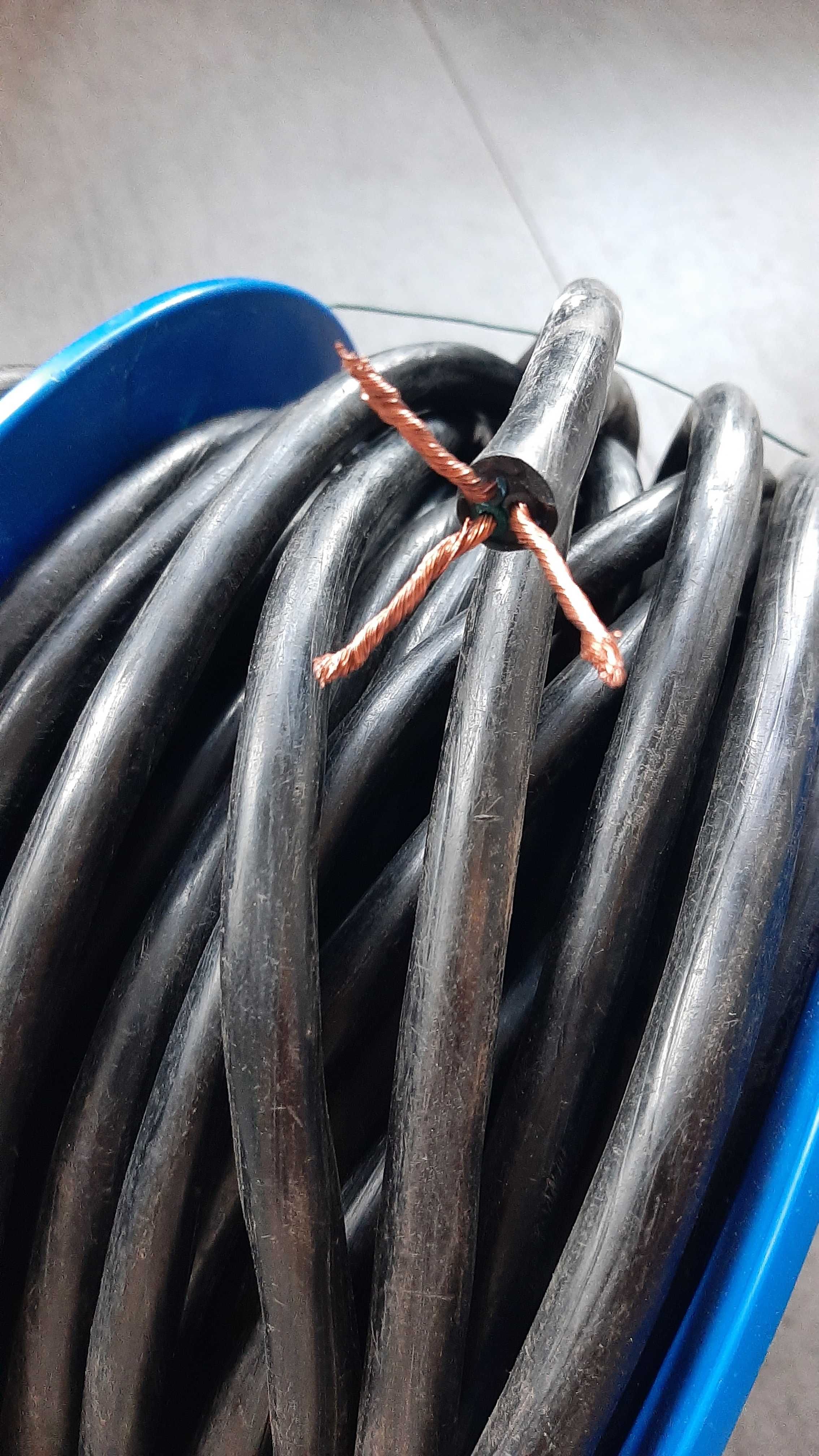 Kabel siłowy linka-giętka 28mb 3x2,5 plus gniazdo, wtyk siła 32A