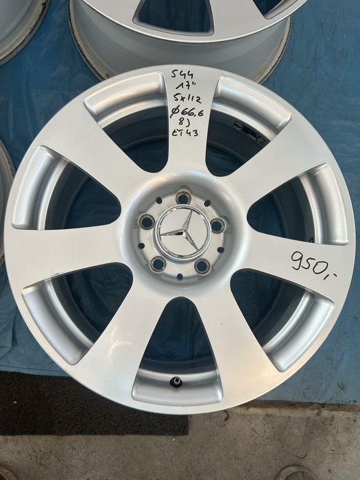 544 Felgi Aluminiowe Oryginał AUDI R 17 5x112 otwór 66,6 Bardzo Ładne