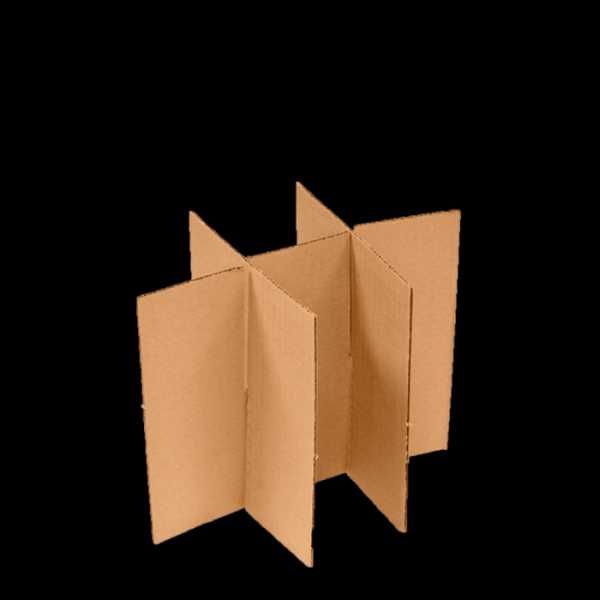 19 Caixas de Cartão para 6 Garrafas com divisórias (NOVO)