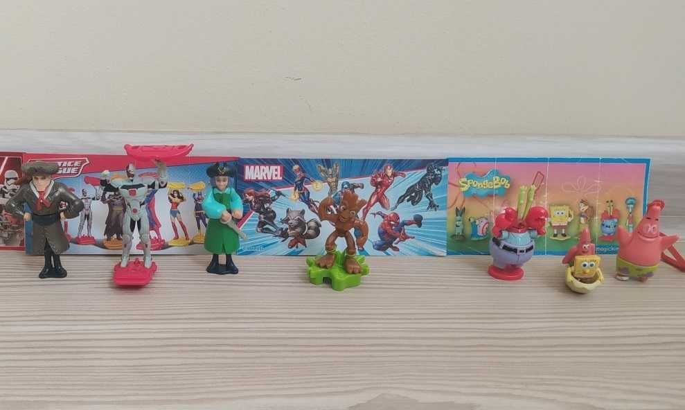 Kinder Сюрприз - MARVEL, Губка Боб, Пірати карибського моря