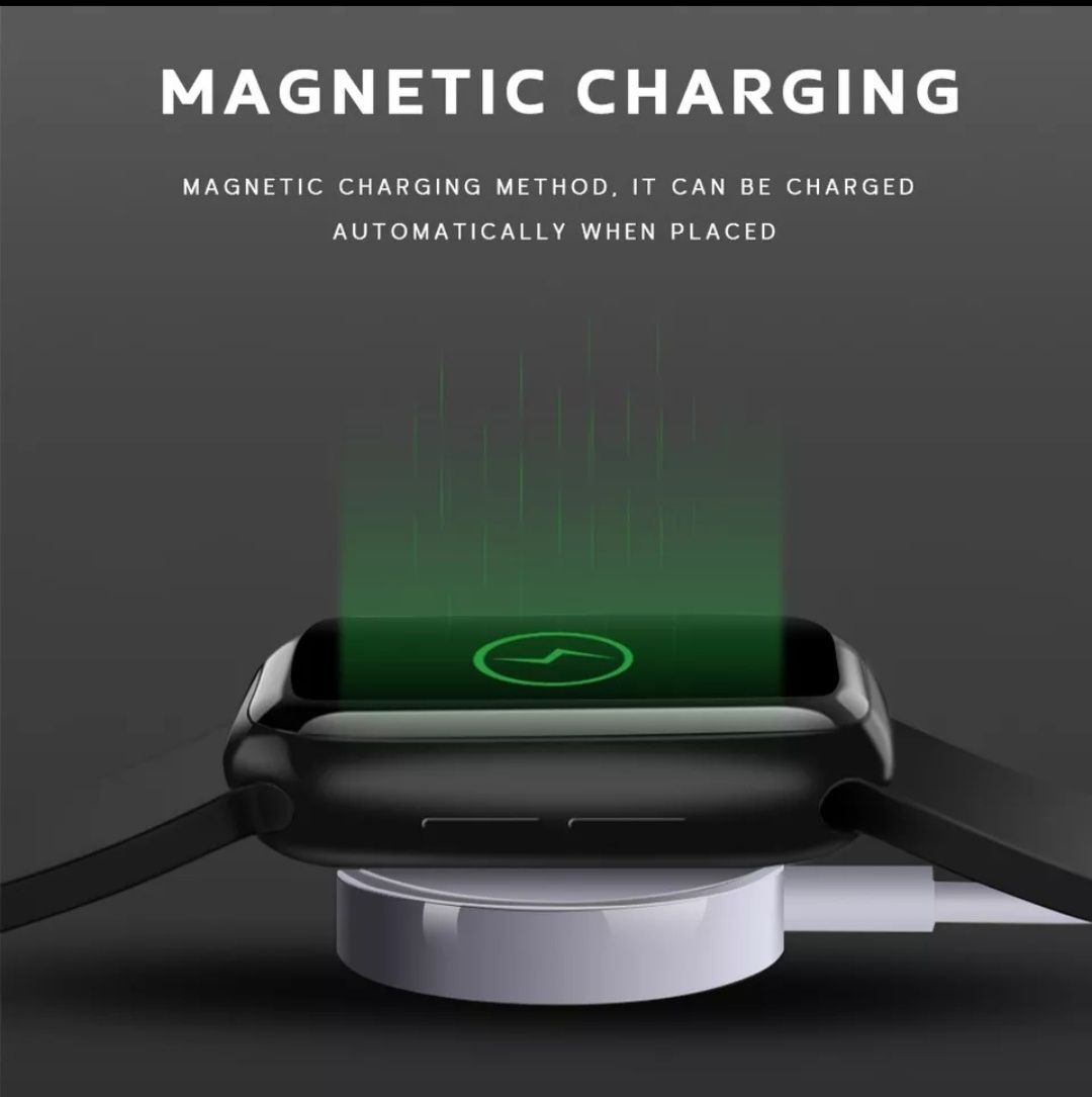 Carregador sem fio Magnético para Apple Watch e Suporte de Carregament
