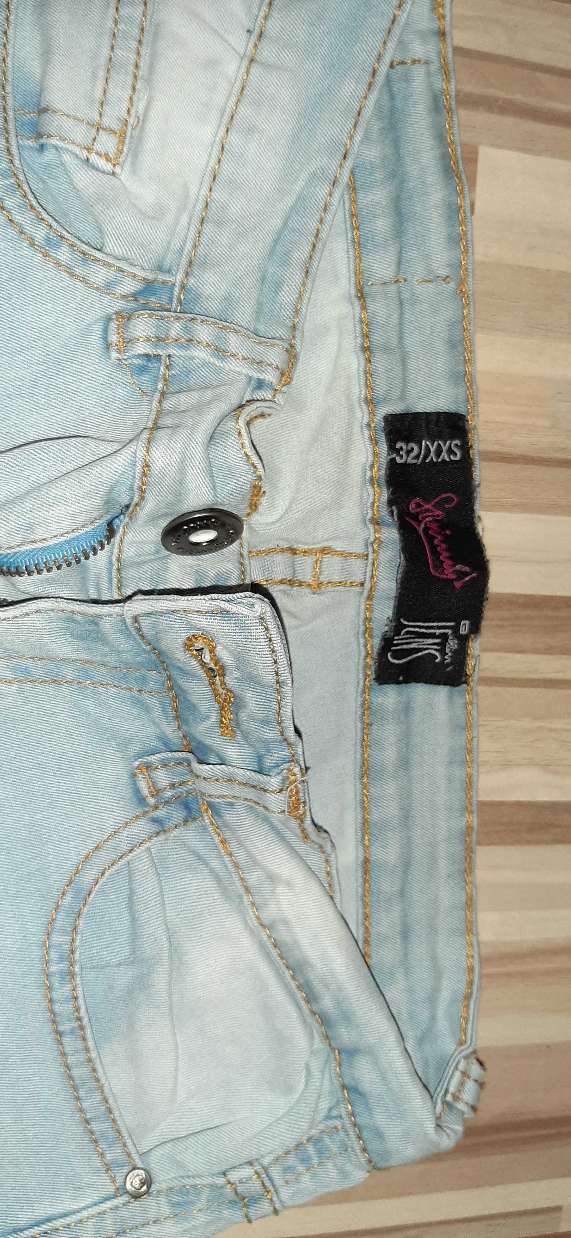 Pakiet 6 par jeans XS