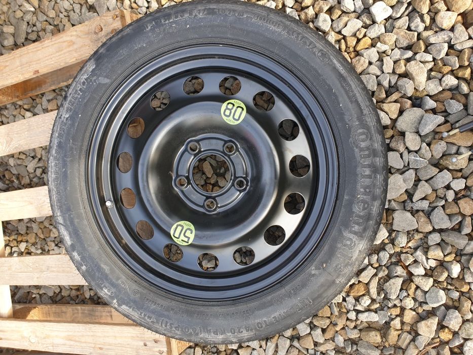 Bmw e60 e61 zapas koło zapasowe dojazdowe,dojazdówka orginał 17 cali