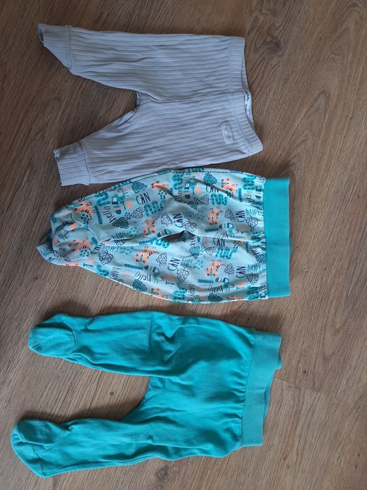 Ubranka niemowlęce chłopięce, paka ubrań r. 68