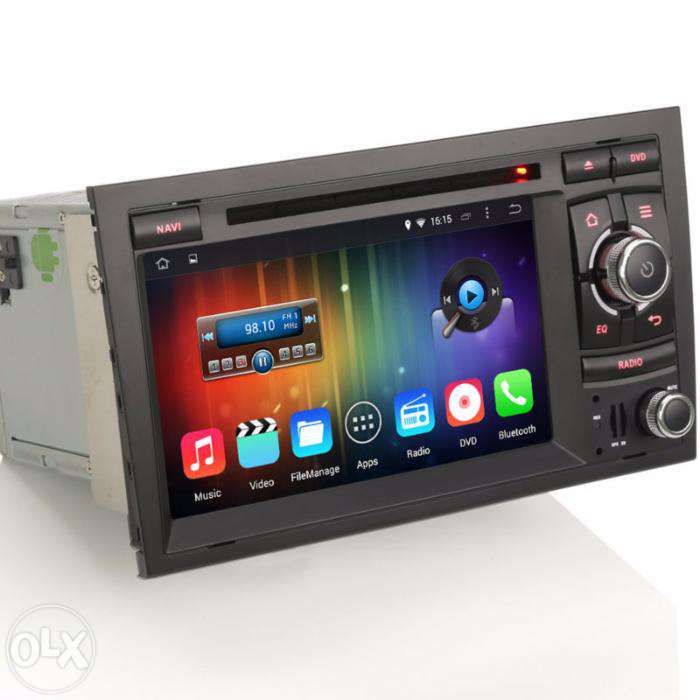 Auto radio Audi A4 Android 14 2 din radio/dvd/cd/usb/sd/gps/bluethoo