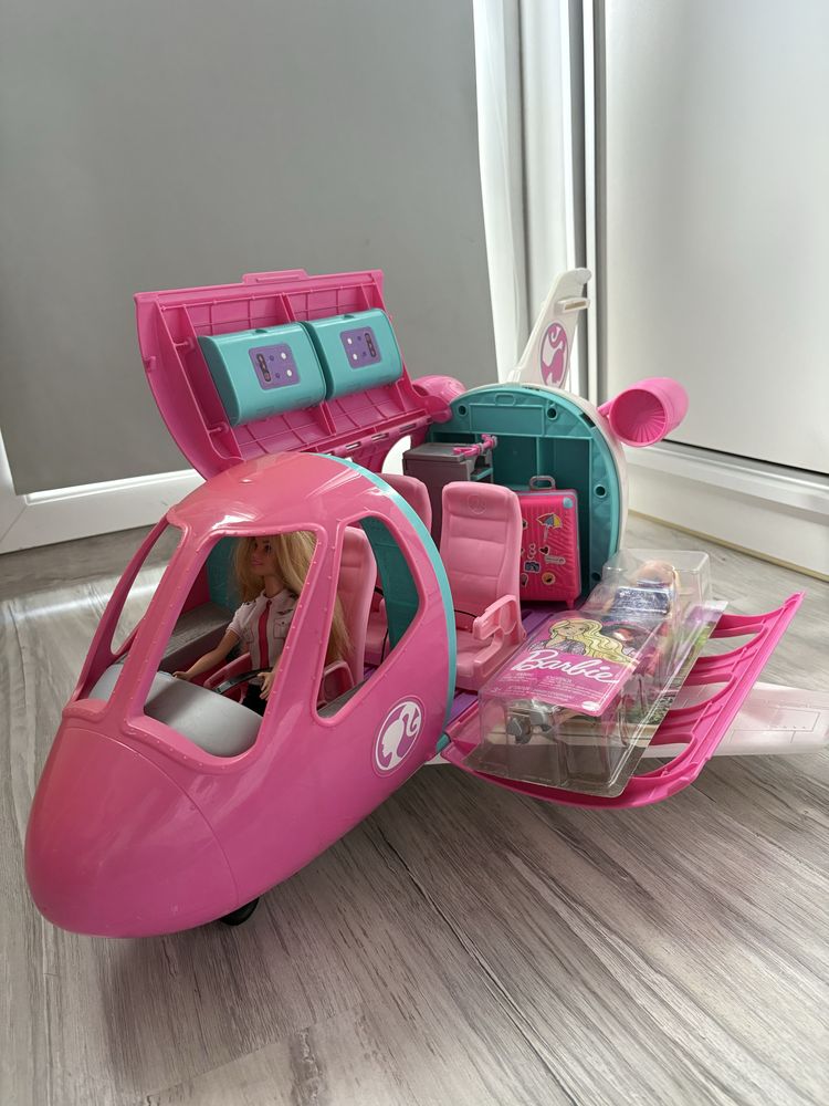 Samolot Barbie stan jak na zdjeciach