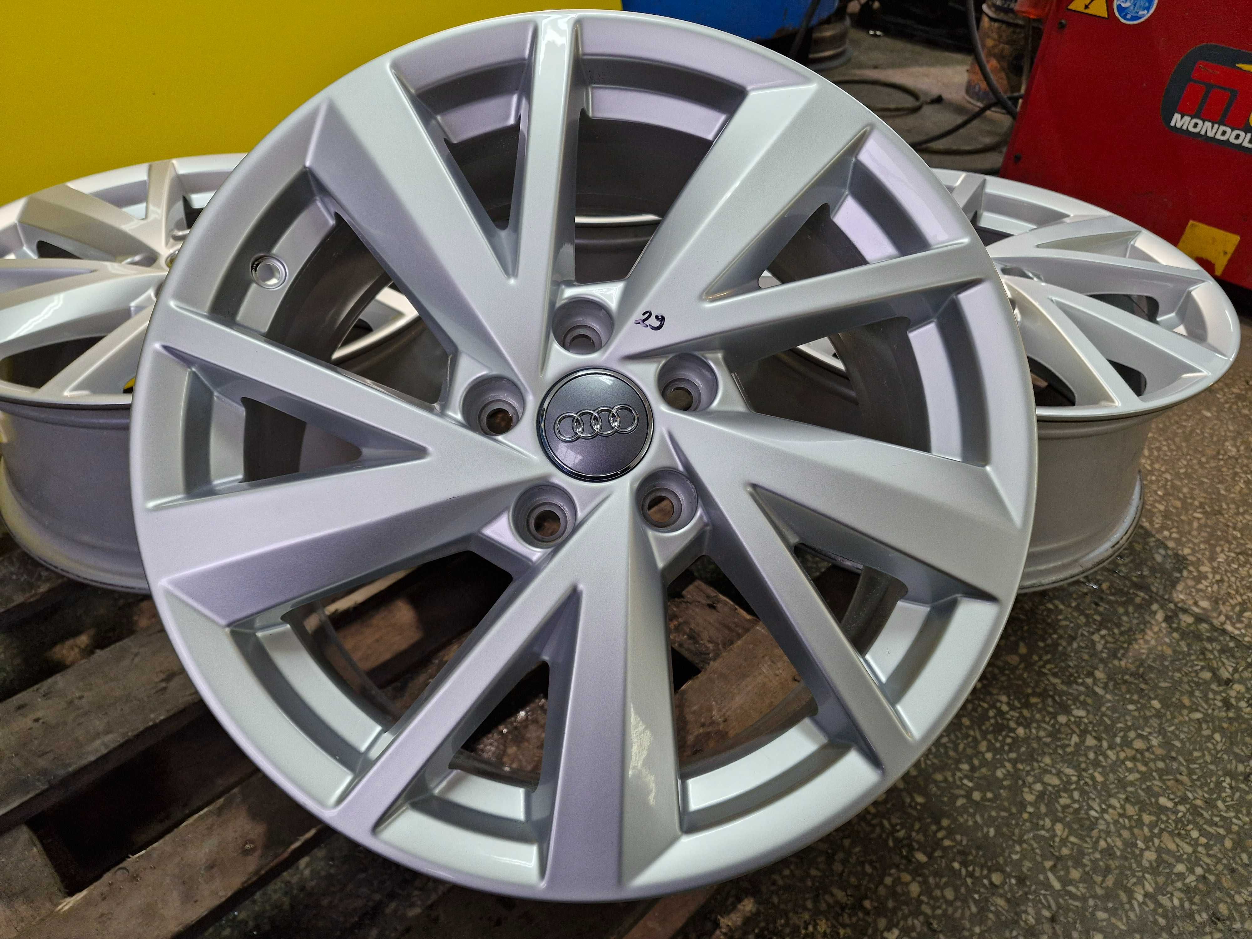 Alufelgi 5x112 17 Audi A3 A4 A6 Q2 SQ2 OE 7.0"x17" ET45 81A Jak Nowe