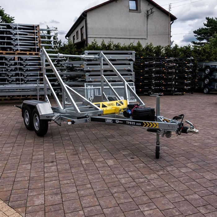 Lorries TPB35-4925  Przyczepa kablowa Lorries TPB35-4925 dmc 3500 kg Elektryczna wciągarka