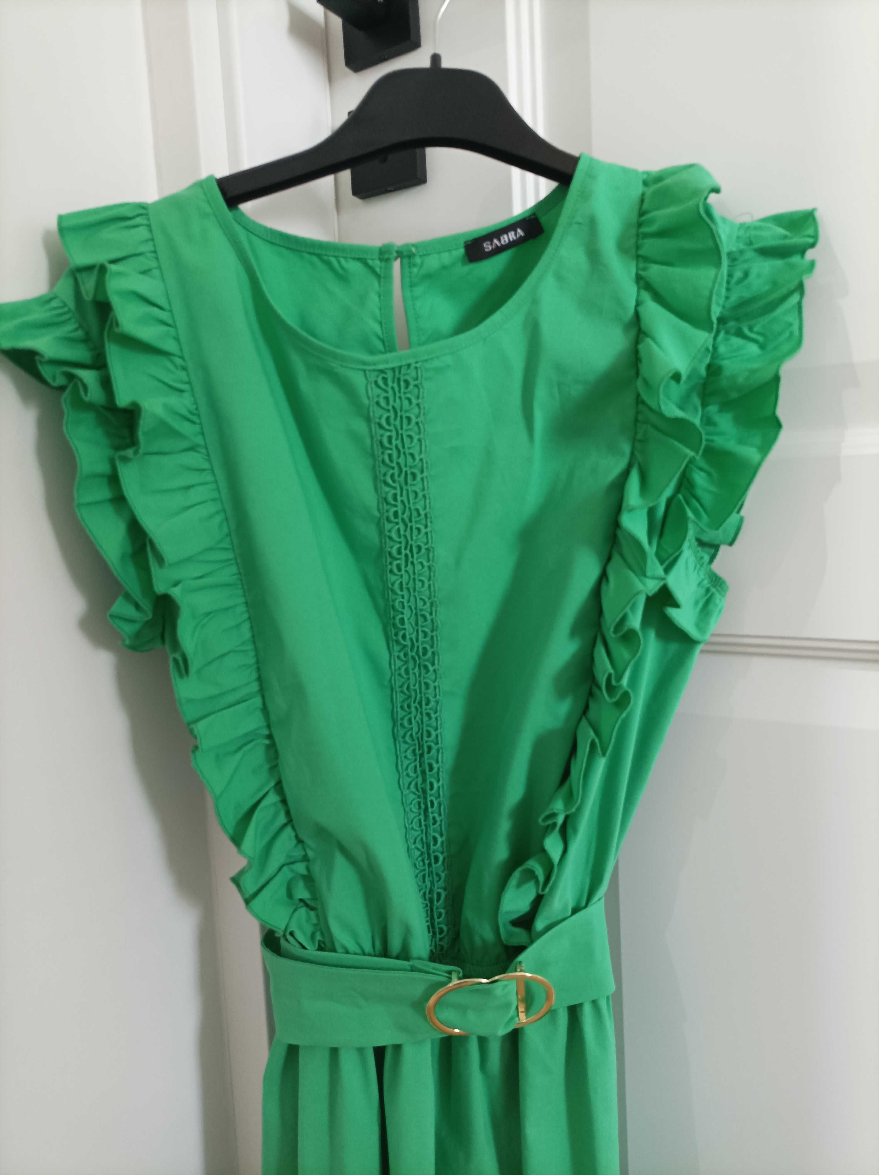 Sukienka letnia zielona Sabra M