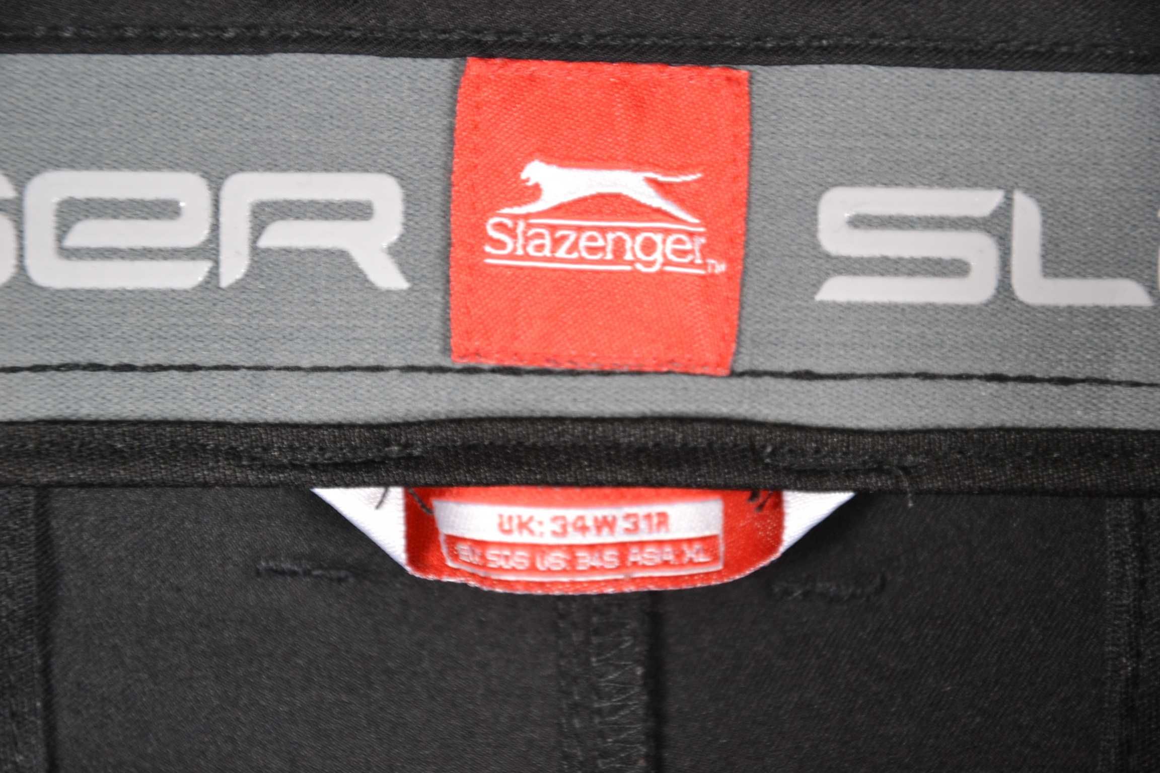 SLAZENGER Golf Spodnie Męskie Sportowe 34W 31R Oryginalne Super Stan
