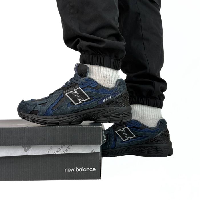 Кросівки New Balance 1906d black/blue термо та gortex/ню беленс 1906 д