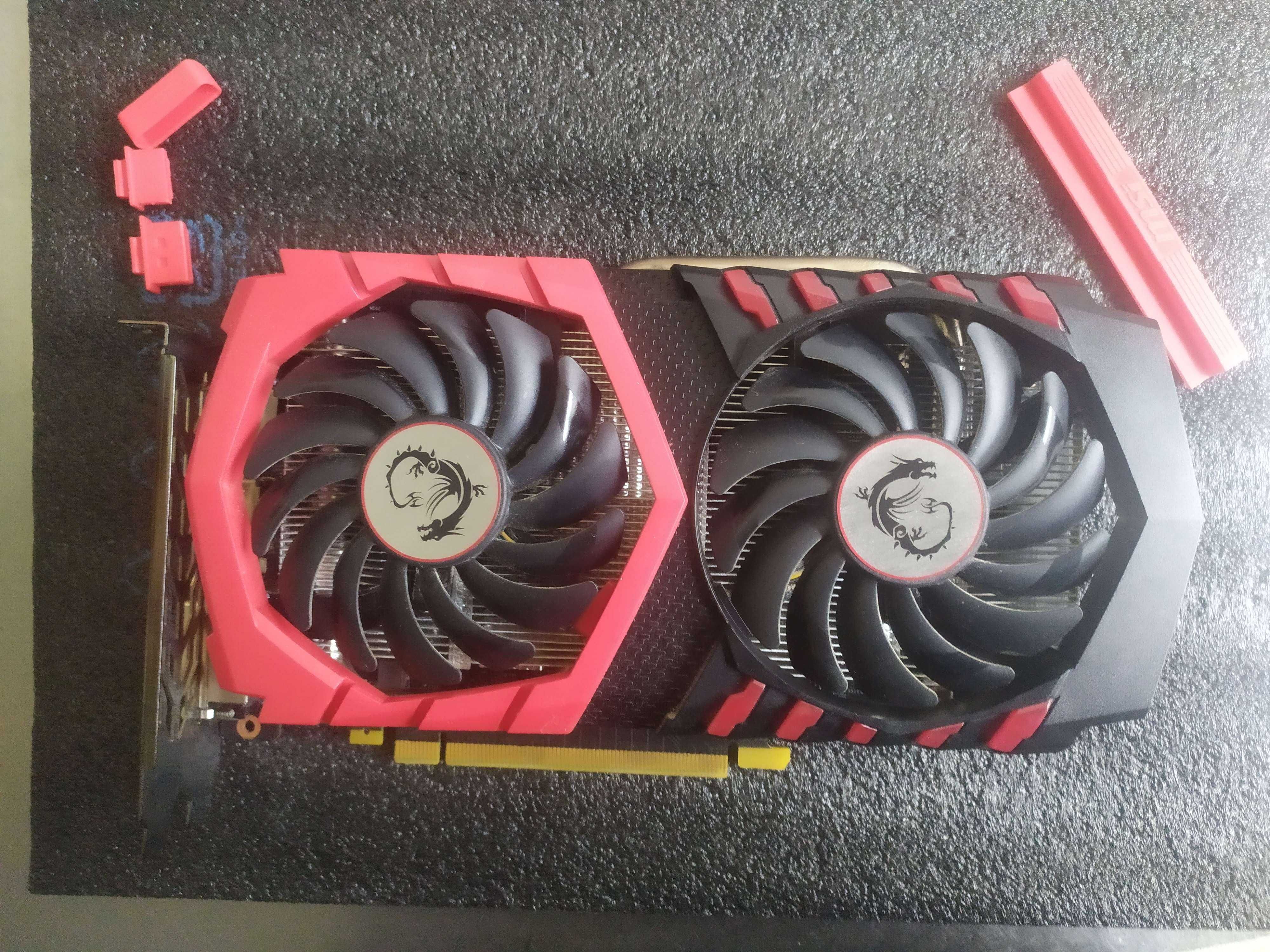 Видеокарта MSI GeForce 1050Ti Gaming X 4GB