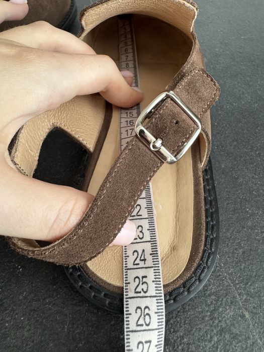 Клоги сабо з натуральної замші і з натуральної шкіри анатомічний носок