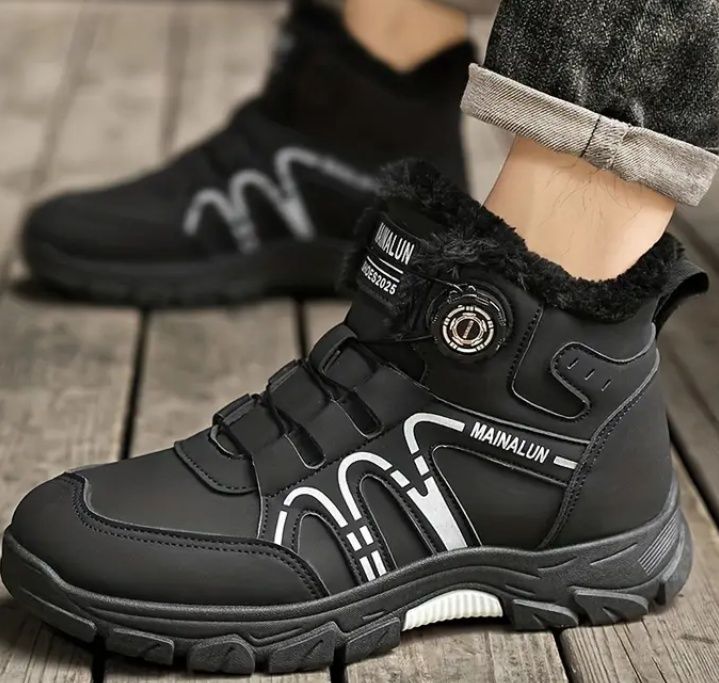 38р.* 39 р. Зимові черевики на хутрі на хлопчика підліткові