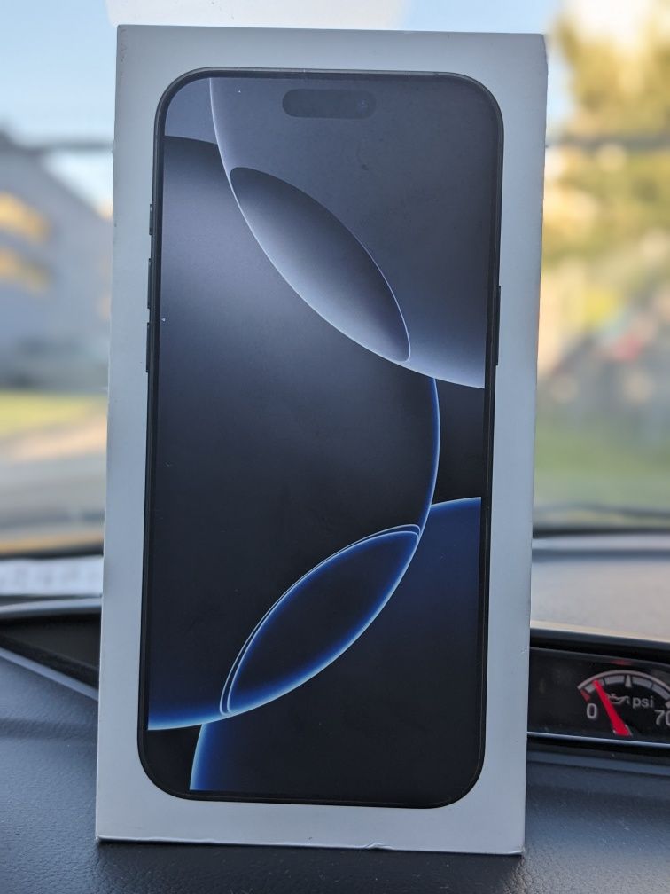 iPhone 16 pro max 256 GB Black 10 mngw Apple. Jak nowy