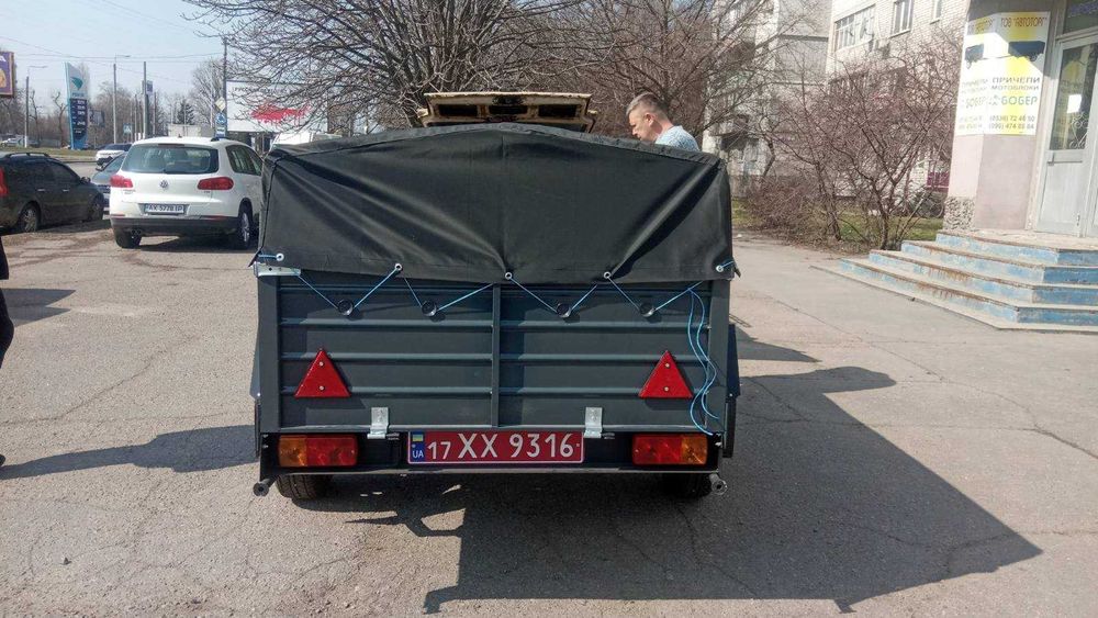 ПРИЧІП на 1250 кг  легковий ПА 2300*1300*500 купити з виробництва.