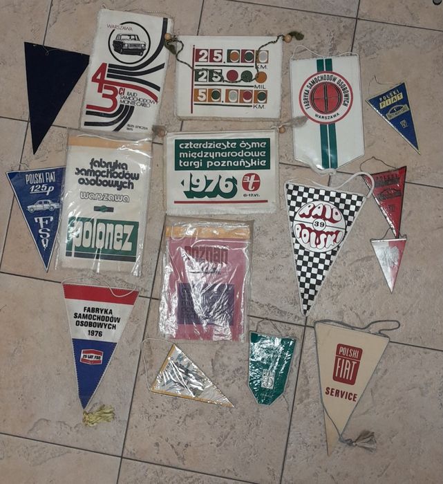 Stare proporczyki Polonez,  Fiat 125