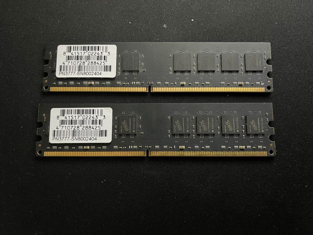 Pamięć Ram Black Dragon DDR2 2x1 GB Gamingowa Retro