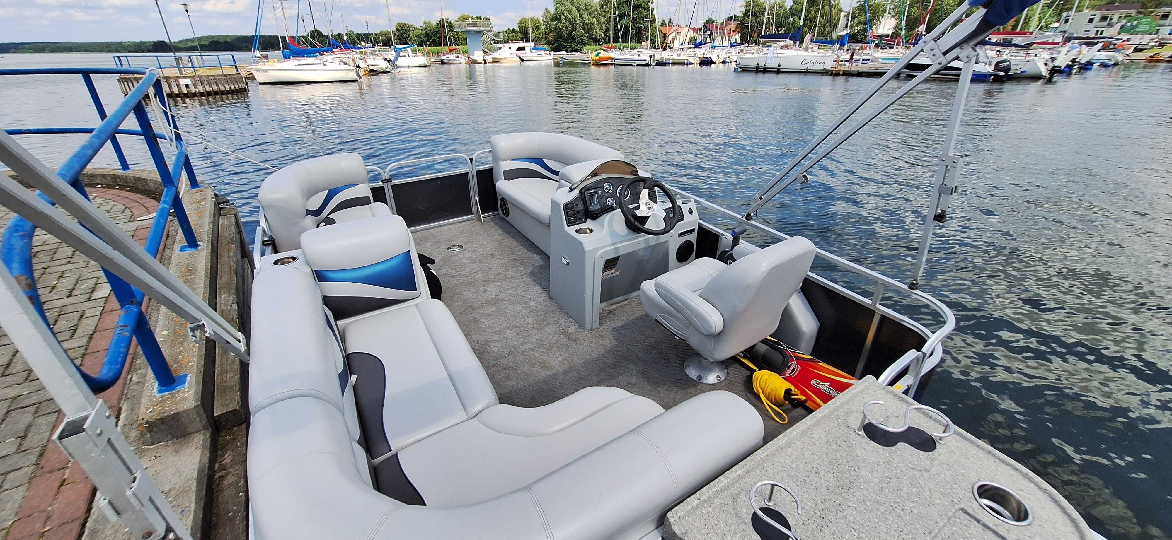 Łódź katamaran Qwest 818 LS 2016r Evinrude E-TEC 60KM