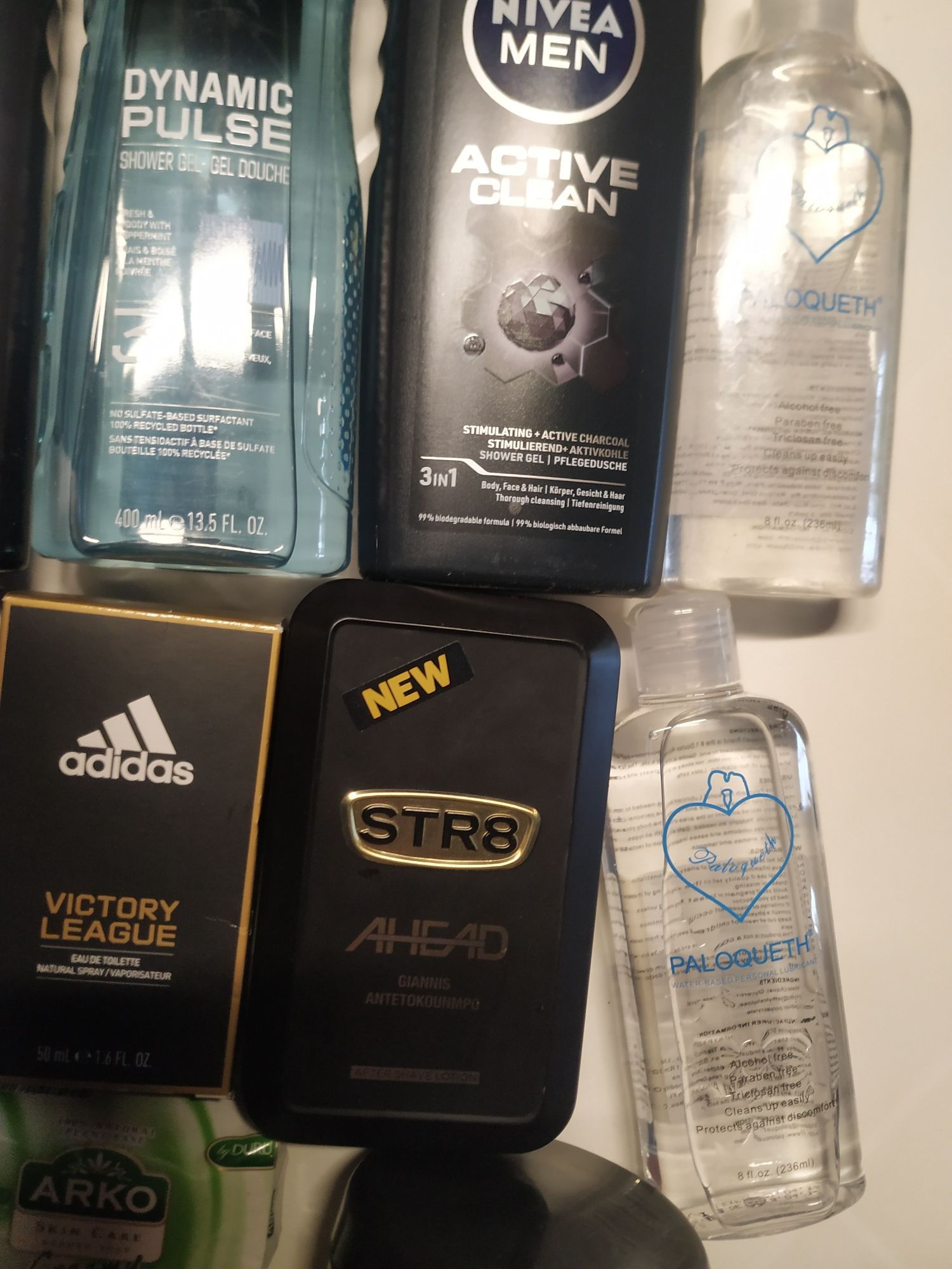 Kosmetyki męskie Nivea, STR 8,Addidas,Attraction Avon