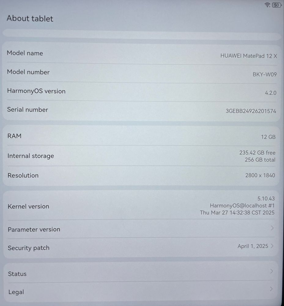 HUAWEI MatePad 12 X PaperMatte Edition na gwarancji