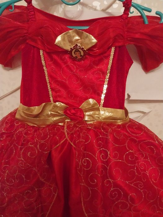 Платье на девочку принцесса, королева, Эльза. На 6-8 лет.