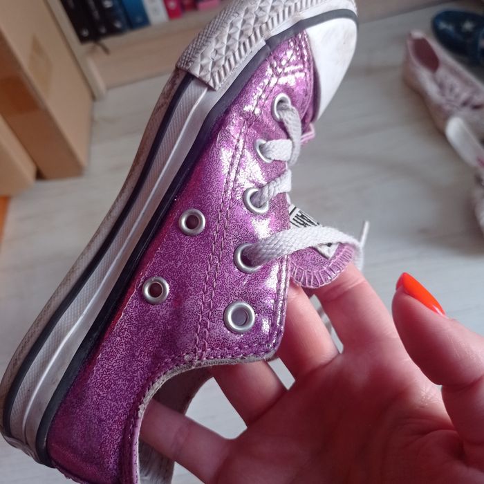 Trampki Converse brokatowe różowe rozmiar 30
