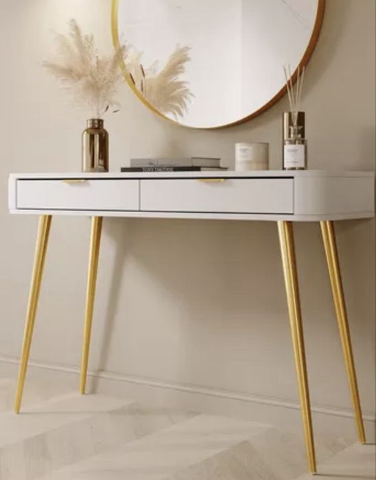 Biurko toaletka konsola szafka nocna bialy