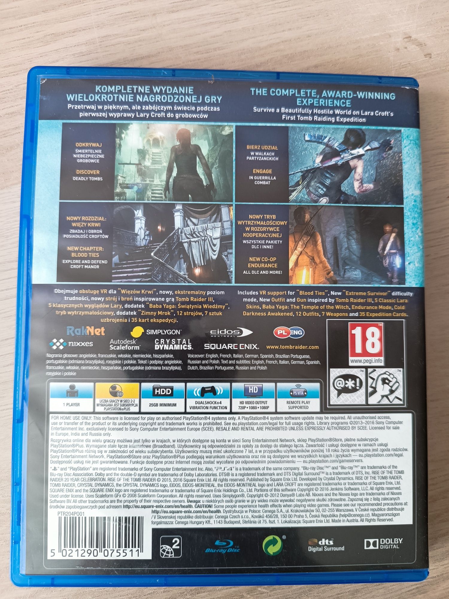 Tomb Raider PS4, Rise of the tomb Raider, 20 rocznica serii