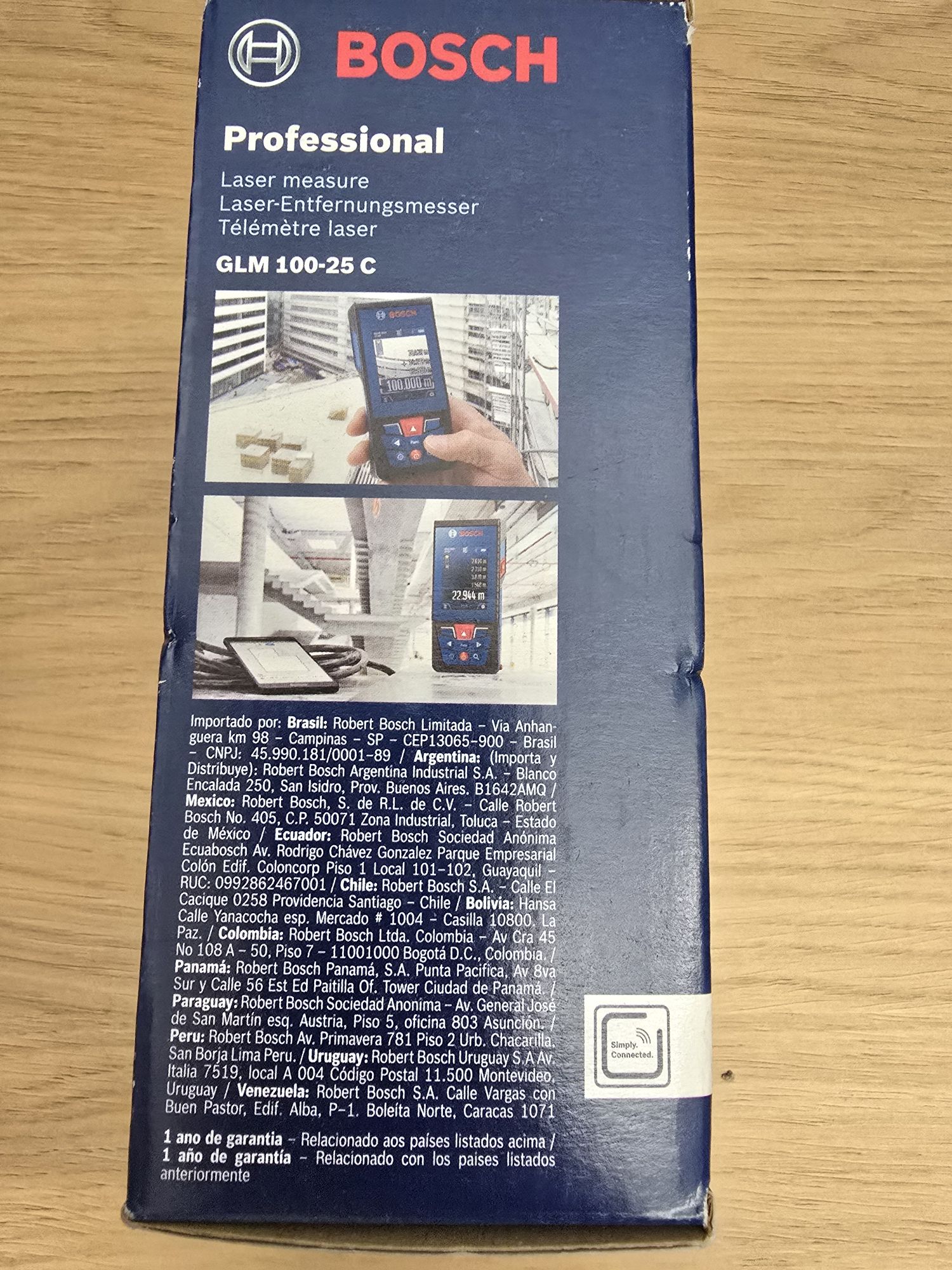 Bosch professional GLM 100-25c laser NOVO