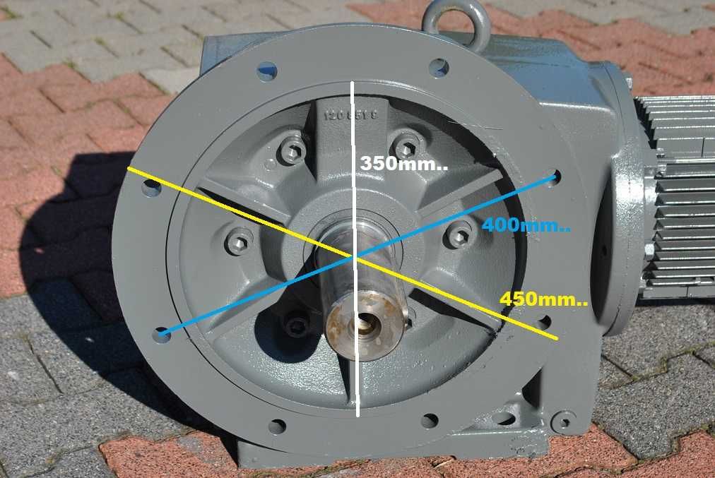 Motoreduktor kątowy 5.5kw. 19obr./min. Firmy SEW