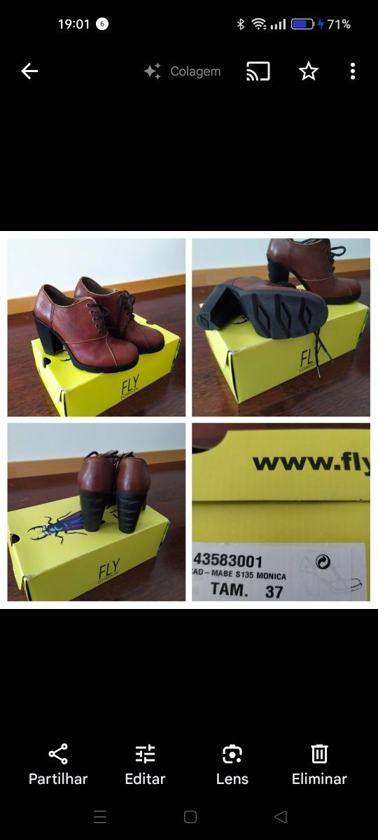 Fly London sapatos 37
