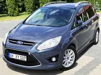 Ford Grand C-MAX 1.6 Benz+Ledy+Podg Fotele+Asystent parkow+Parktronic+Climatronic