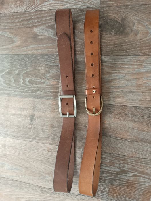 Пояса итальянский Aigner кожа made in italy цена за пару