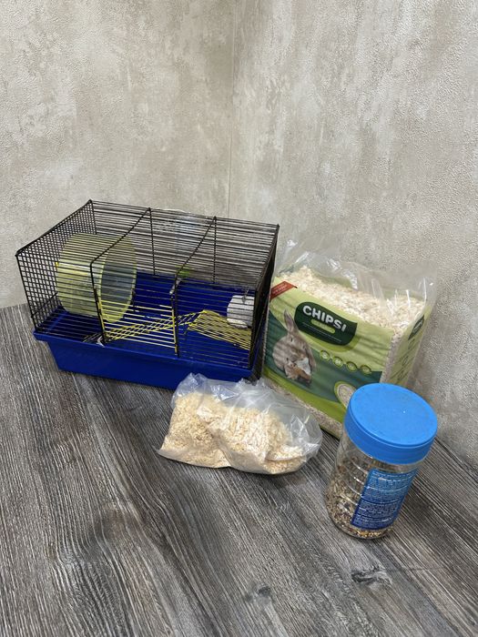 Продам клетку для хомяка. Полный набор для питомца.