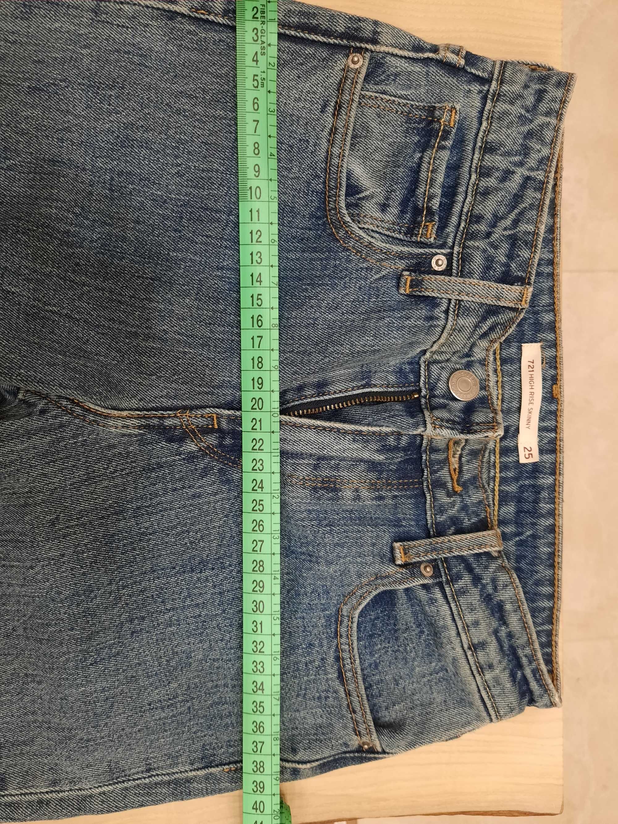 Джинсы Levi's Original 721 high rise skinny 25