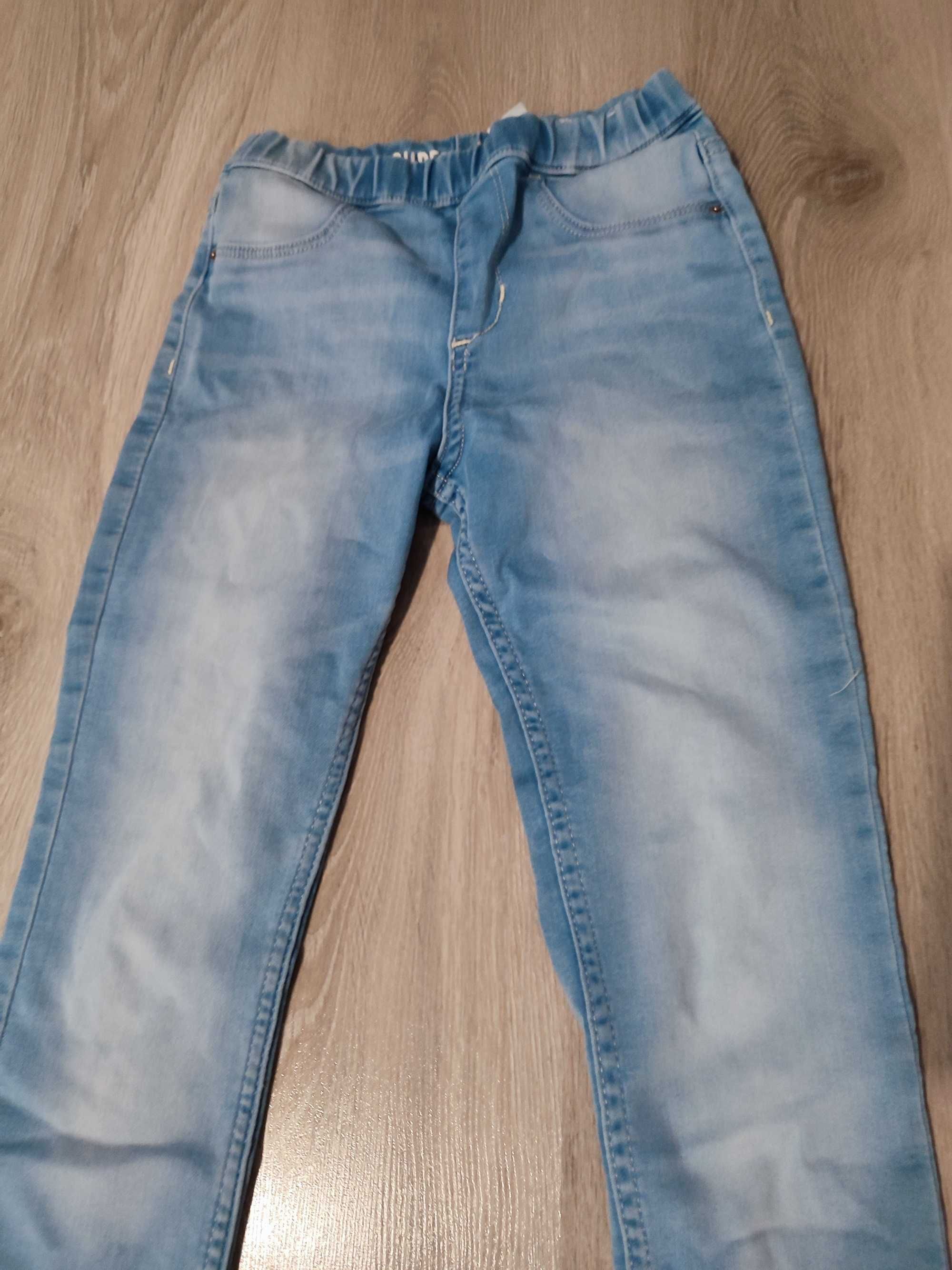 Jeansy dla dziewczynki H&M, rozmiar 140