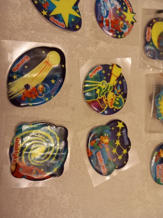 Magnesy na lodówkę dino droga mleczna danonki w kosmosie