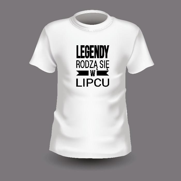 Koszulka t-shirt Legendy rodzą się w Lipcu idealny prezent urodziny M